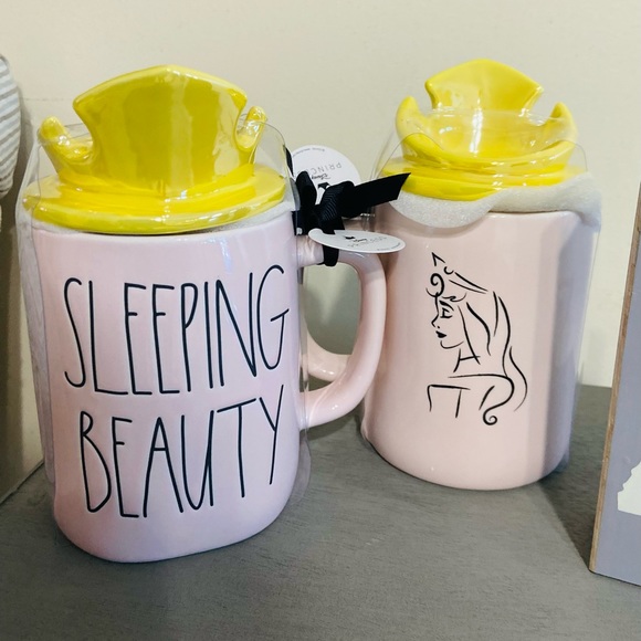 Rae Dunn Sleeping Beauty Mug with Topper - Picture 2 of 3